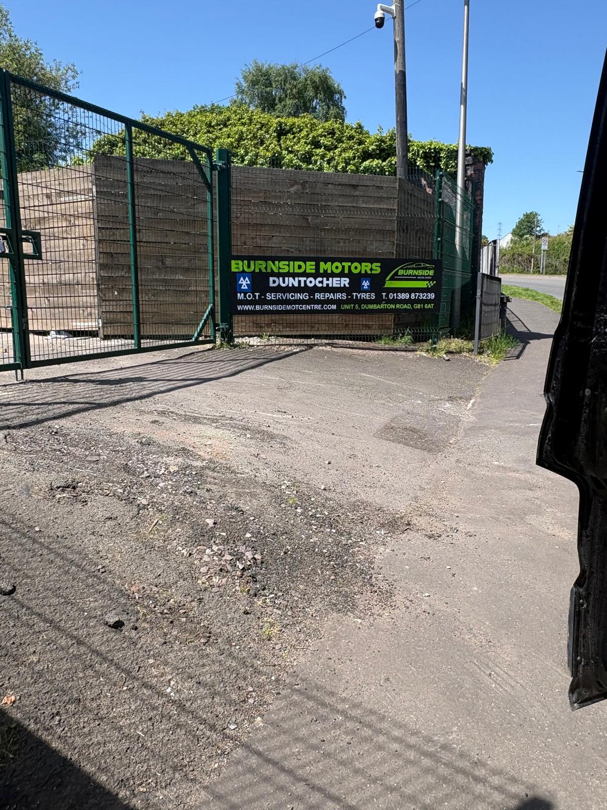 Burnside Motors signage, Duntocher
